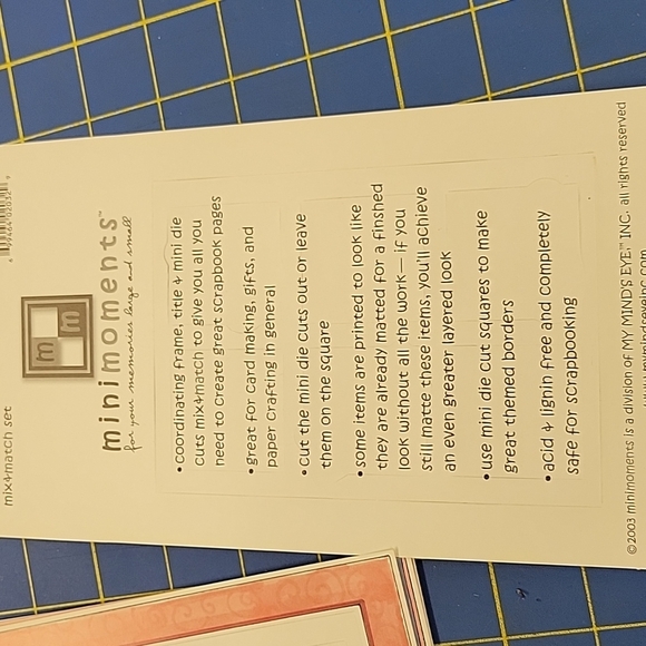 Mini Moments Mix & Match Set Scrapbook Lot of 19 Different Themed - Picture 12 of 12